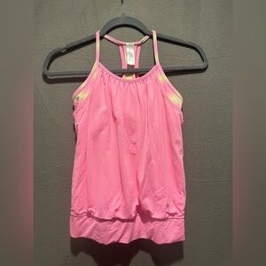 Ivivva Pink and Green Tank Top